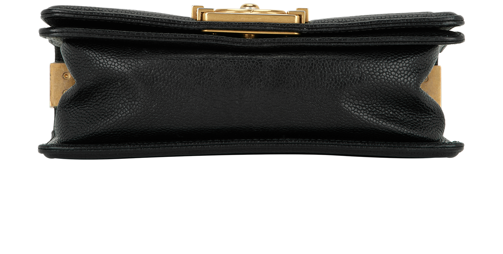 Small Boy Crossbody, &pound;2,600, Handbags, Black, Caviar Leather, Top view
